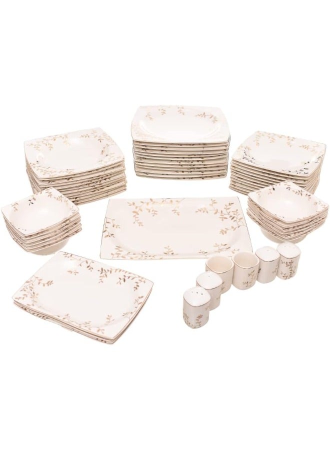 فتحى محمود طقم عشاء بورسلين حراري 33 قطعه ماركه روزا فتحي محمود-موديل الشجرة - Image 2